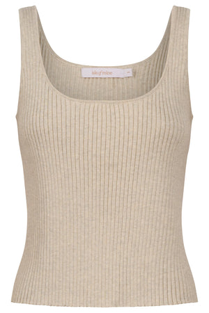 Isle Of Mine Adele Cotton Tank Canvas