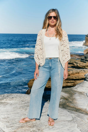 Isle Of Mine Maggie Crochet Cape Canvas