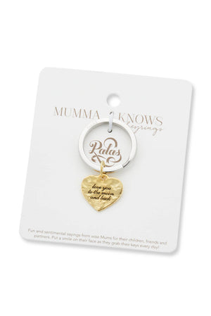 Palas Love You To The Moon Keychain