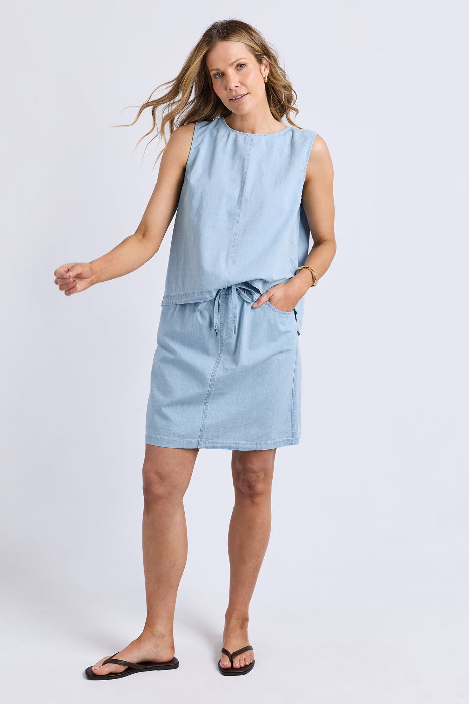 Foxwood Zetta Top Light Blue