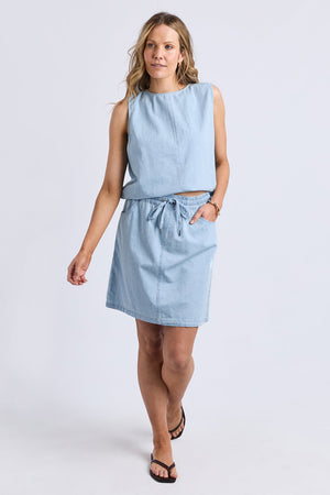 Foxwood Zetta Skirt Light Blue