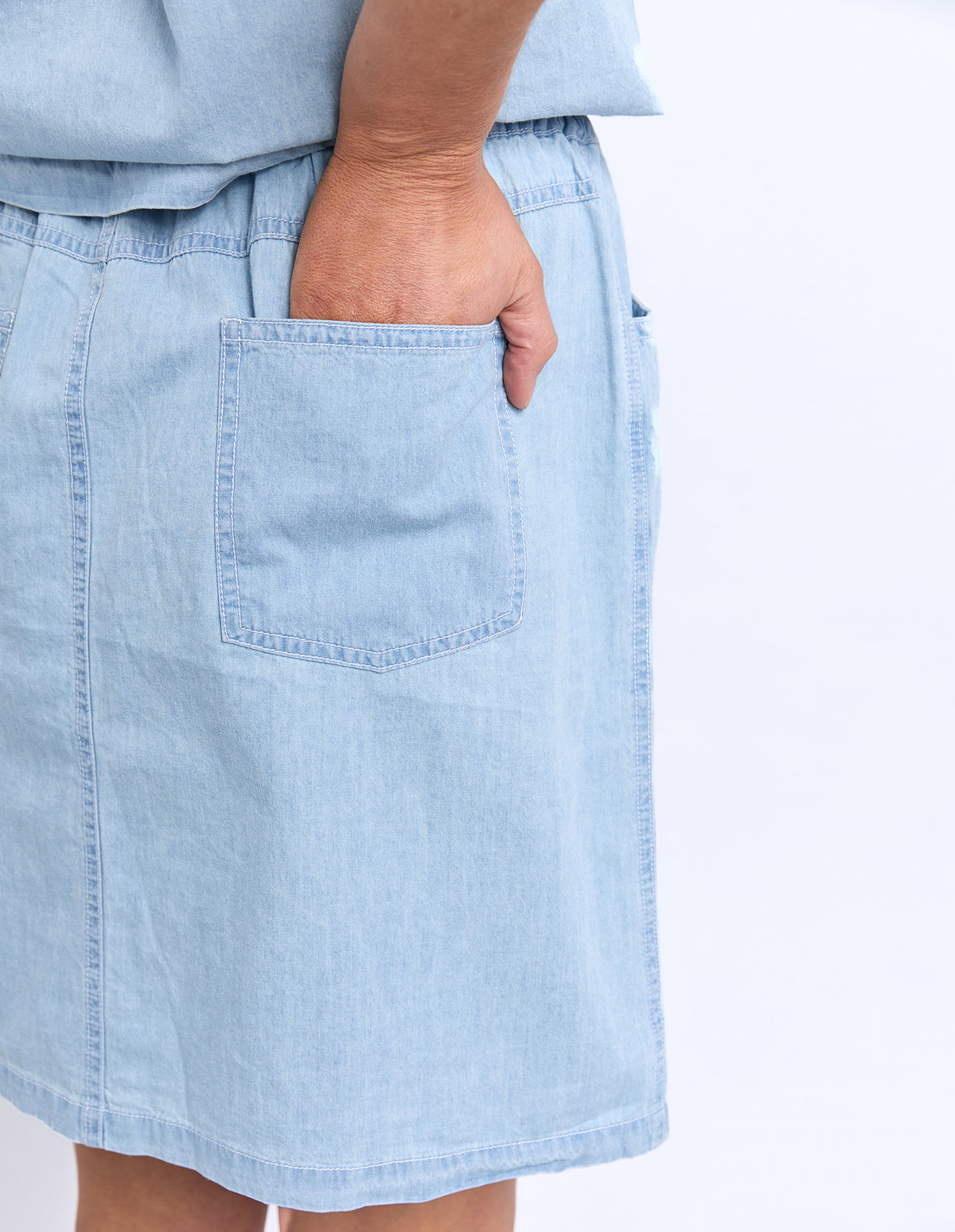 Foxwood Zetta Skirt Light Blue