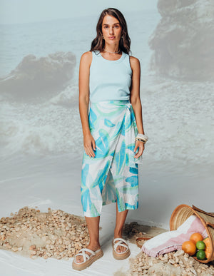 Foxwood Ives Skirt Aqua