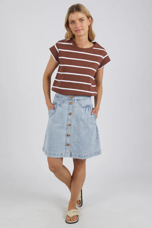 Foxwood Amanda Skirt 90s Vintage Blue