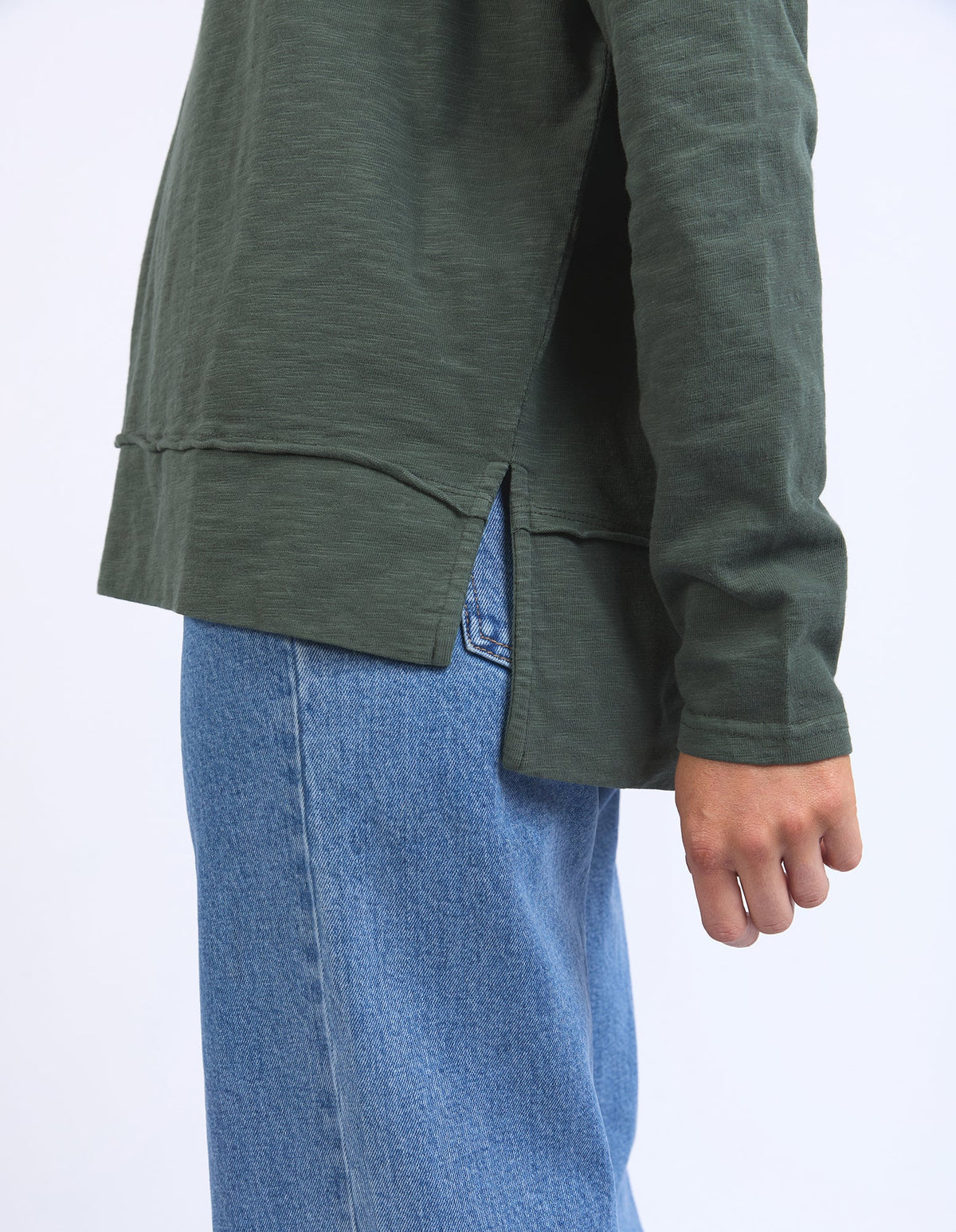 Foxwood Jayne Throw On Top Khaki