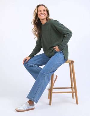 Foxwood Jayne Throw On Top Khaki