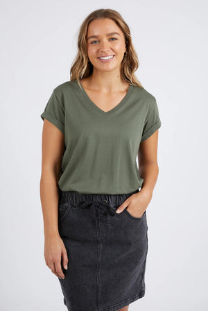 Foxwood Manly Vee Tee Khaki