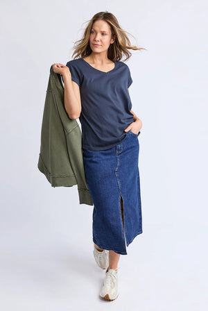 Foxwood Manly Vee Tee Navy