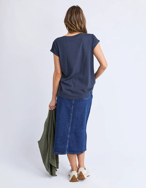 Foxwood Manly Vee Tee Navy