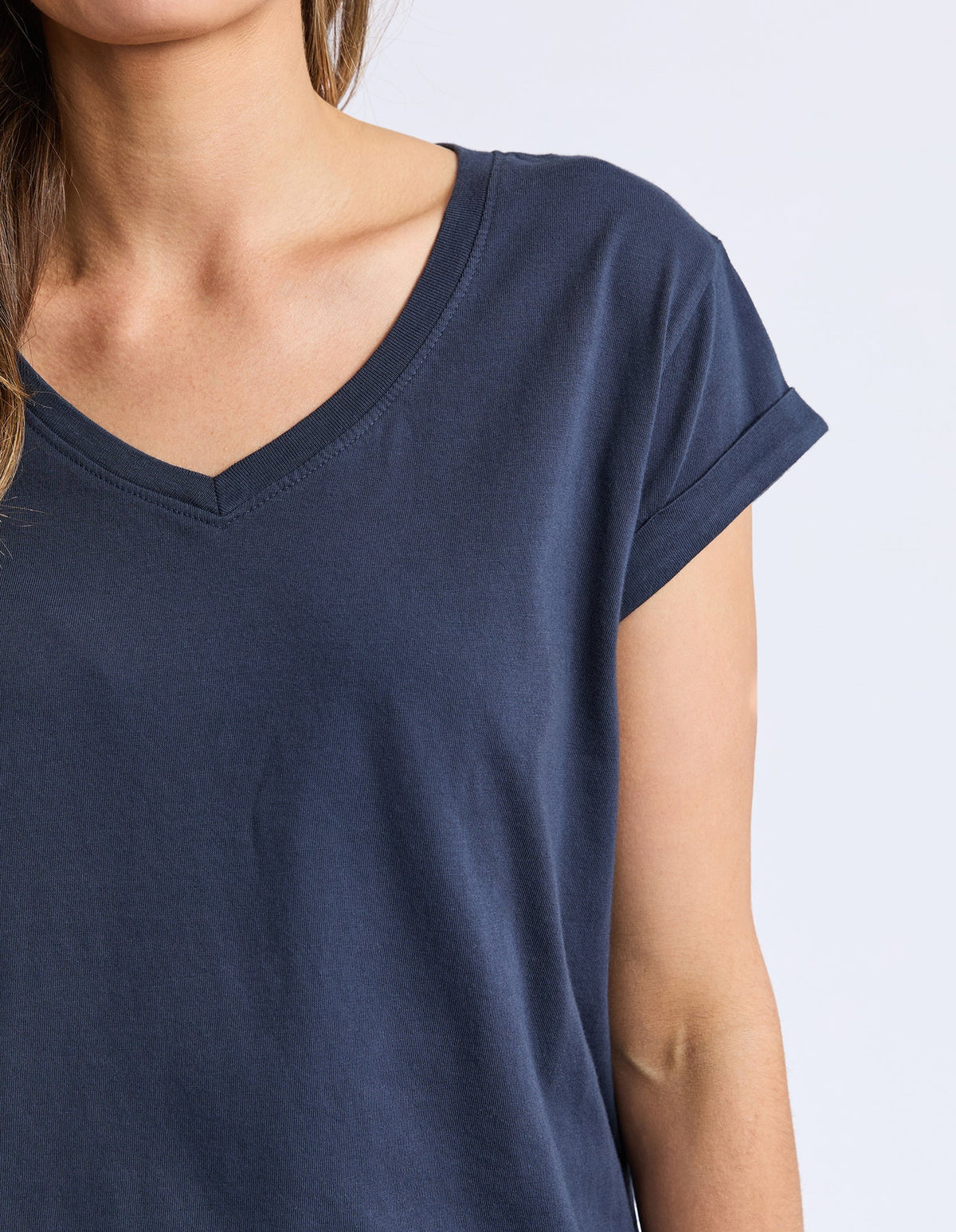 Foxwood Manly Vee Tee Navy