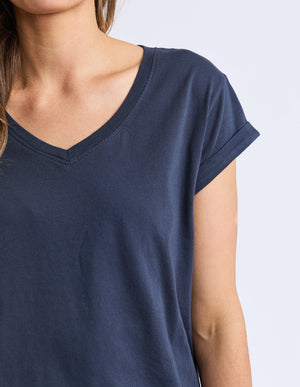 Foxwood Manly Vee Tee Navy