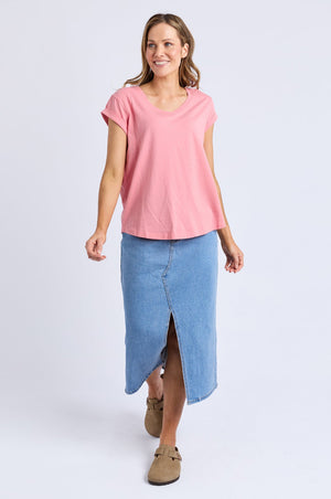 Foxwood Manly Vee Tee Rose Pink