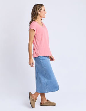 Foxwood Manly Vee Tee Rose Pink