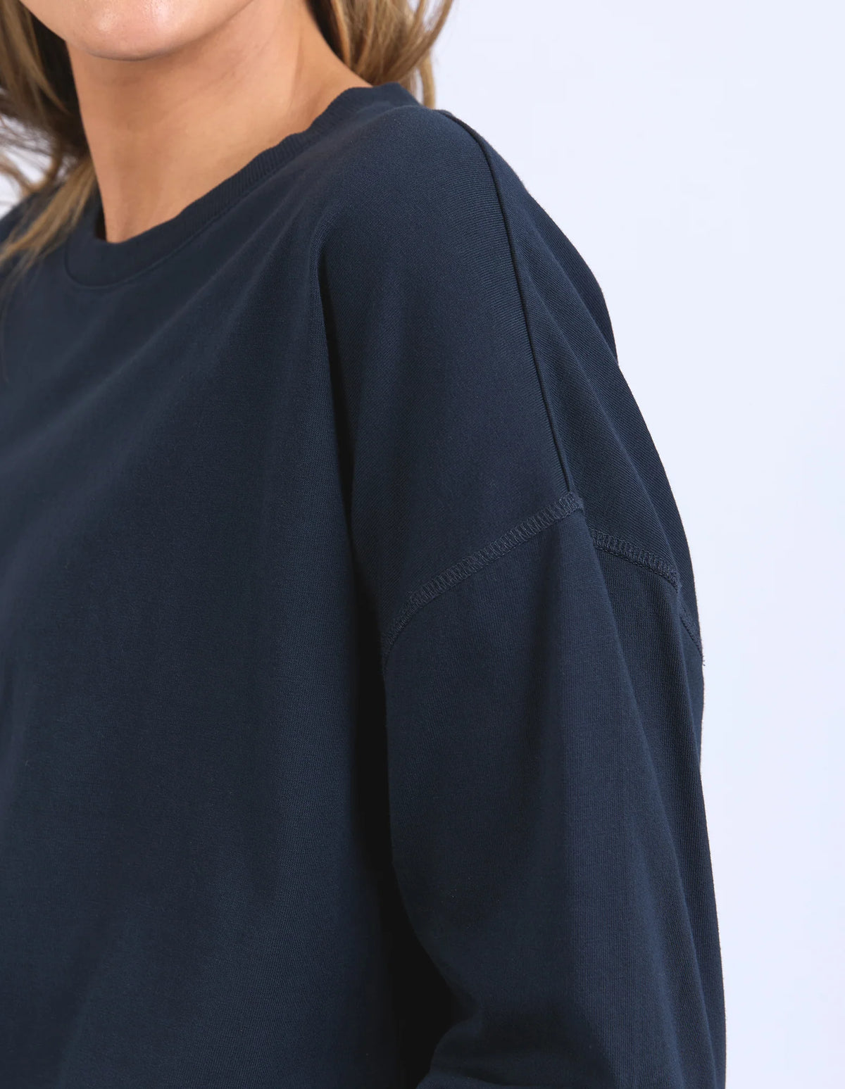 Foxwood Farrah Long Sleeve Top Dark Sapphire