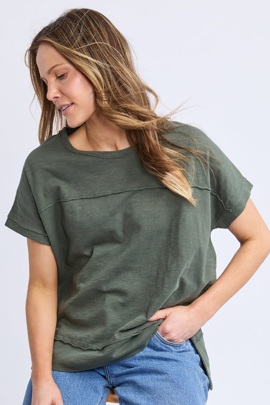 Foxwood Allison Tee Khaki