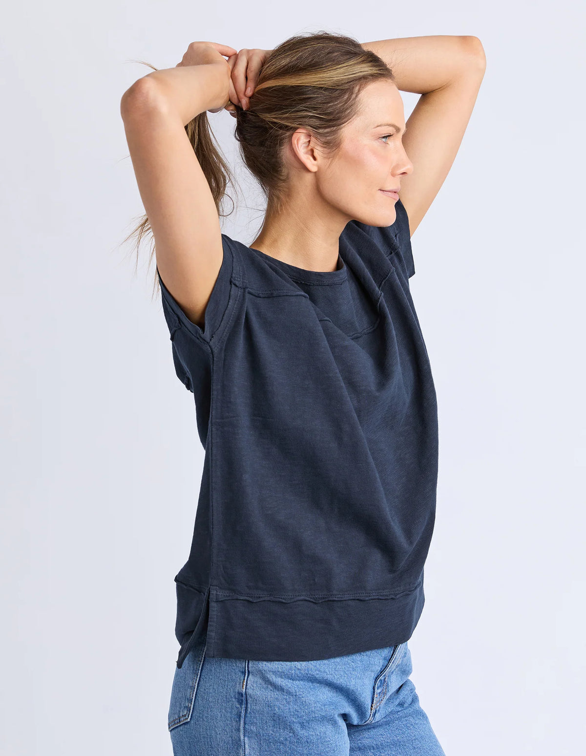 Foxwood Allison Tee Dark Sapphire
