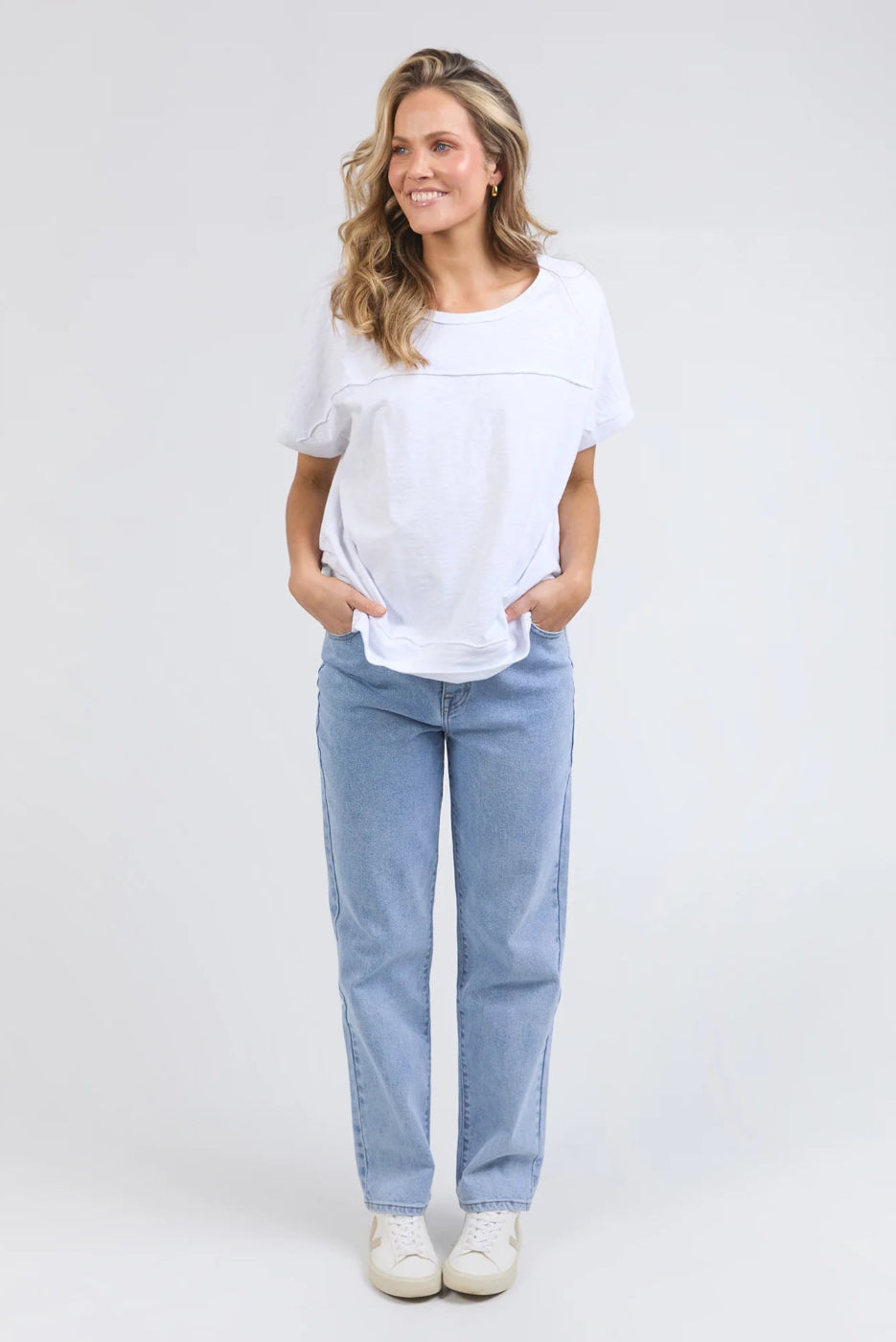 Foxwood Allison Tee White