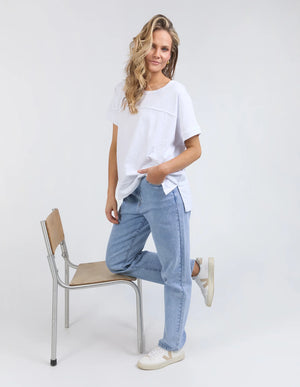 Foxwood Allison Tee White