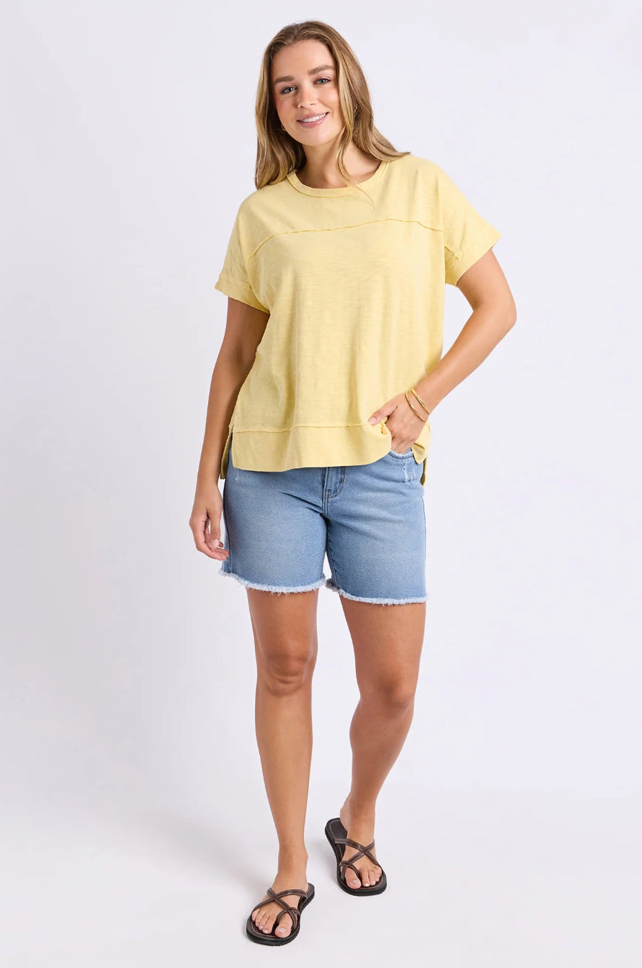 Foxwood Allison Tee Sunlight Yellow