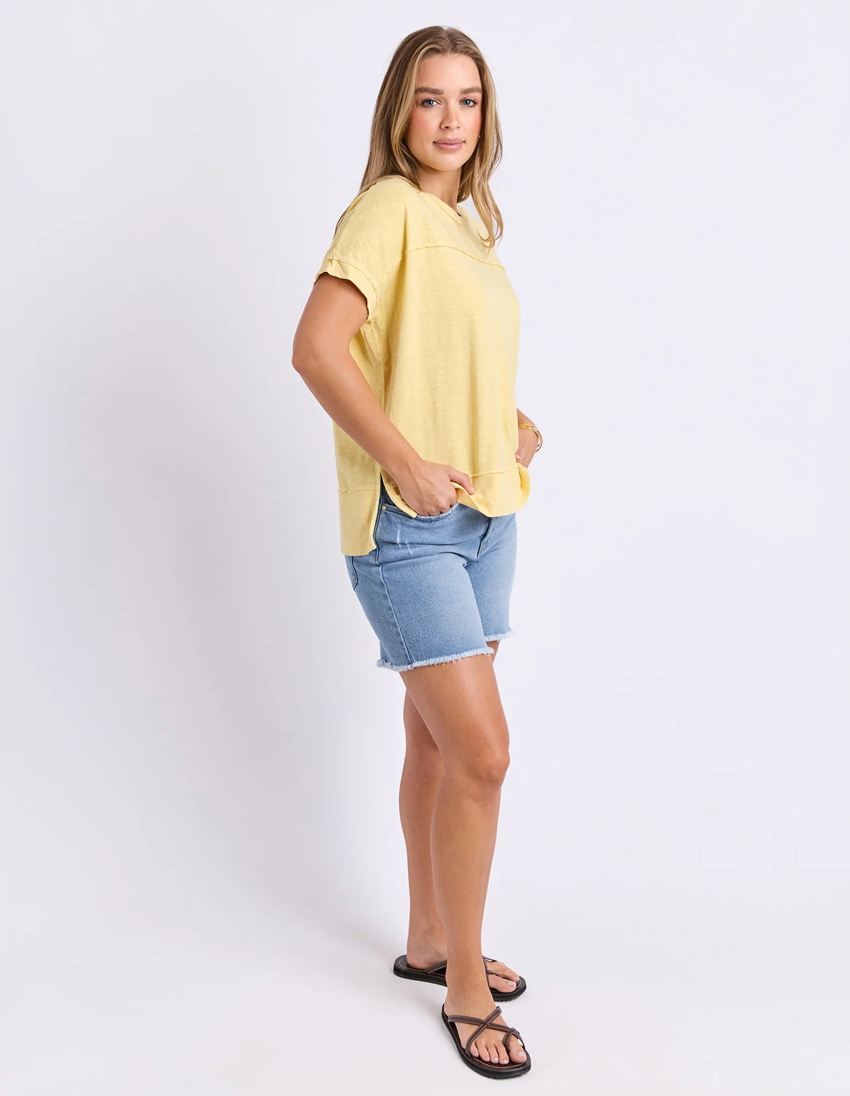 Foxwood Allison Tee Sunlight Yellow