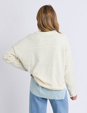Foxwood Jayne Throw On Knit Vintage White