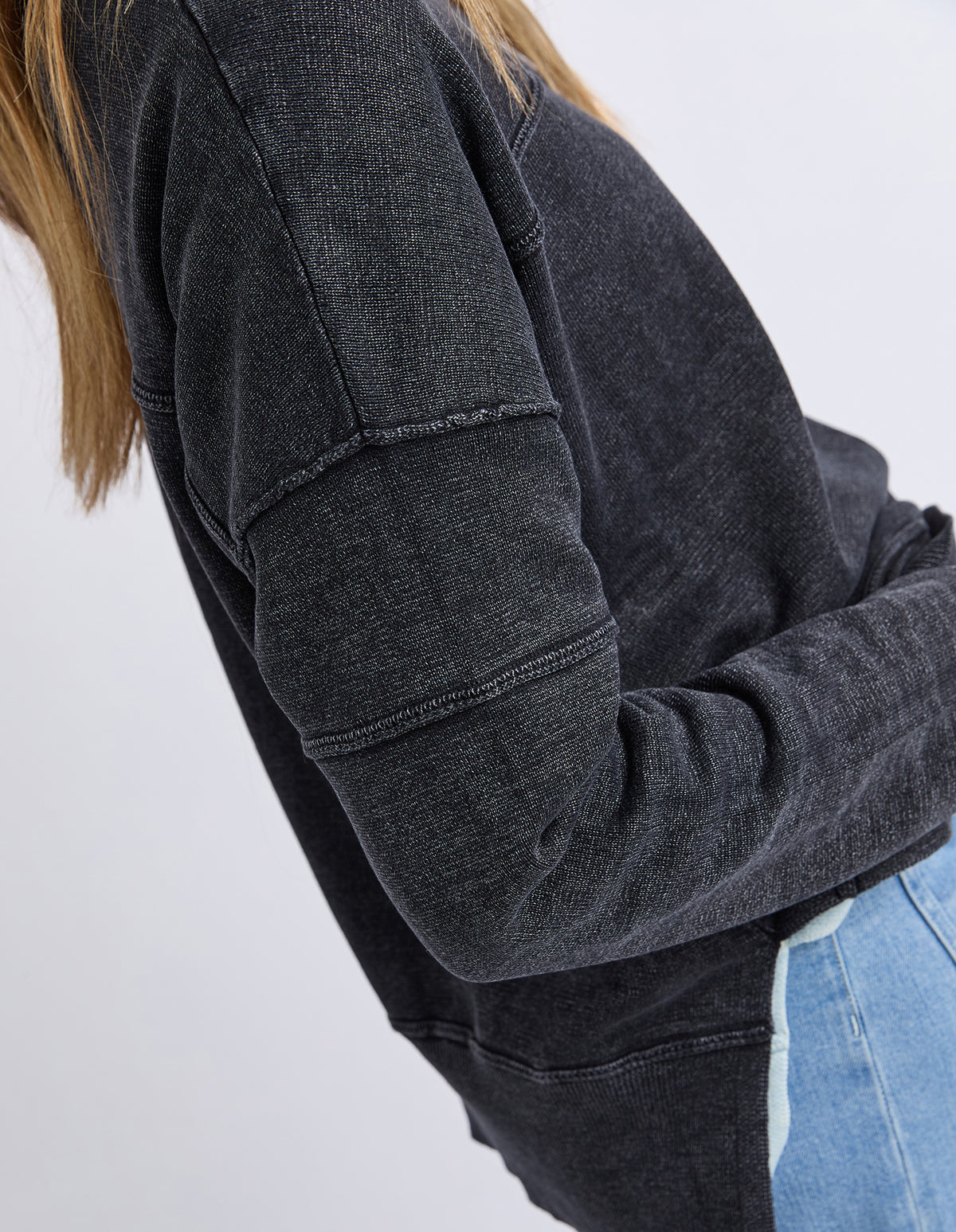Foxwood Jayne Throw On Knit Washed Black