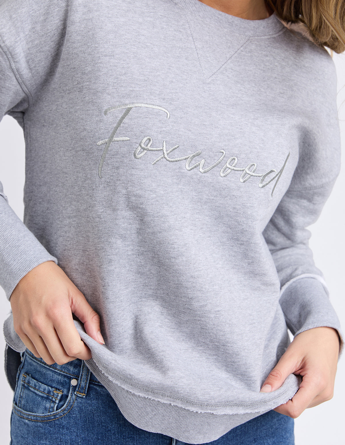 Foxwood Signature Crew Grey Marle