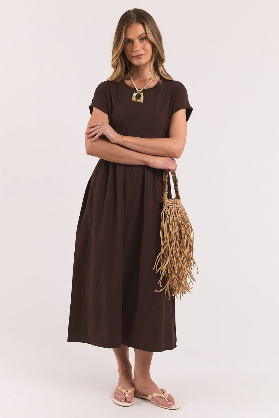 Foxwood Astrid Dress Coffee