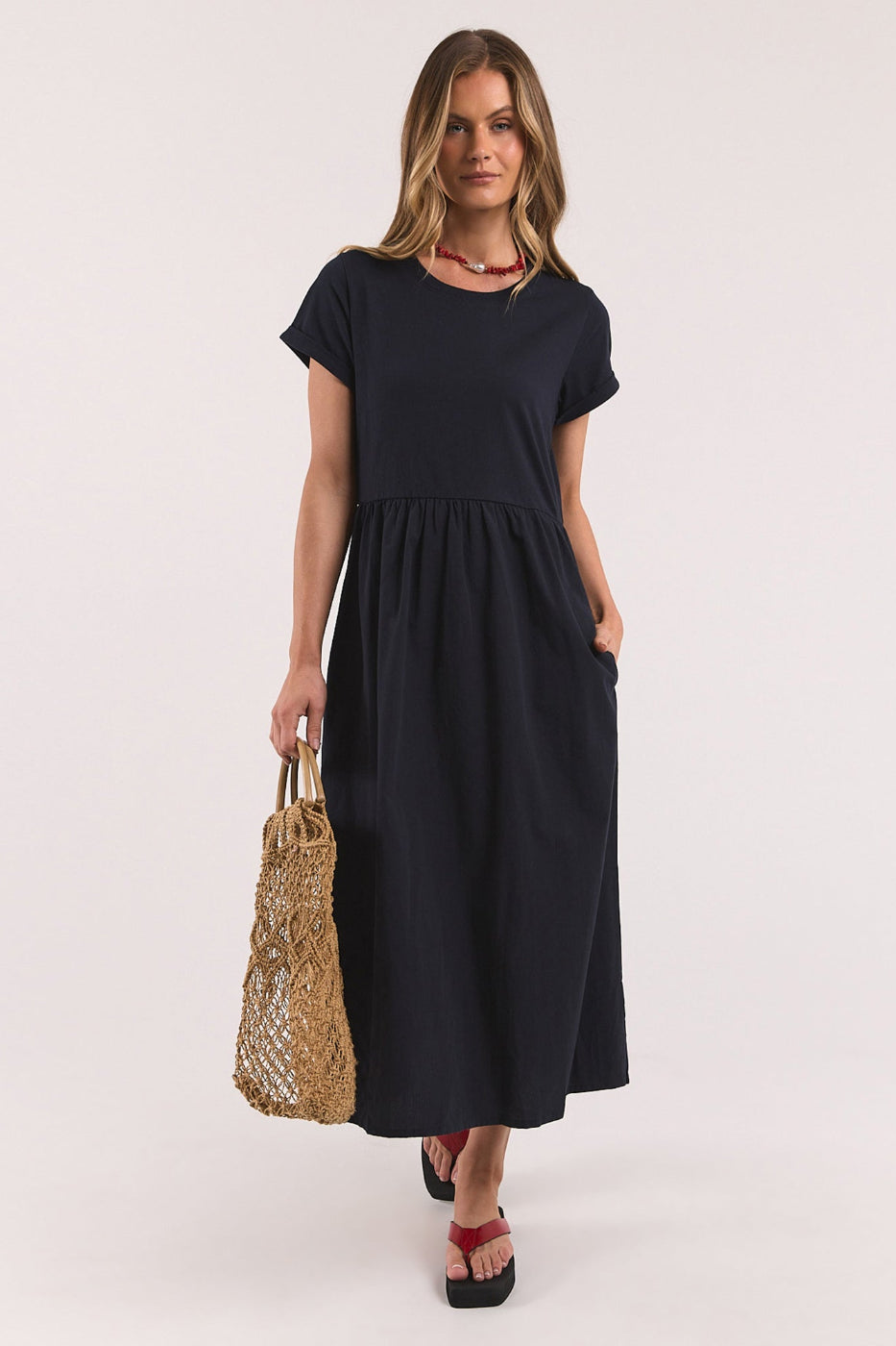 Foxwood Astrid Dress Dark Sapphire