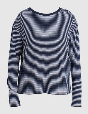 Foxwood Hutch LS Tee Navy
