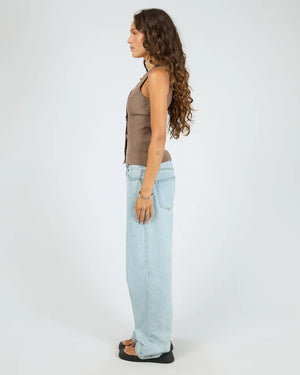Silent Theory Marleigh Knit Tank Brown