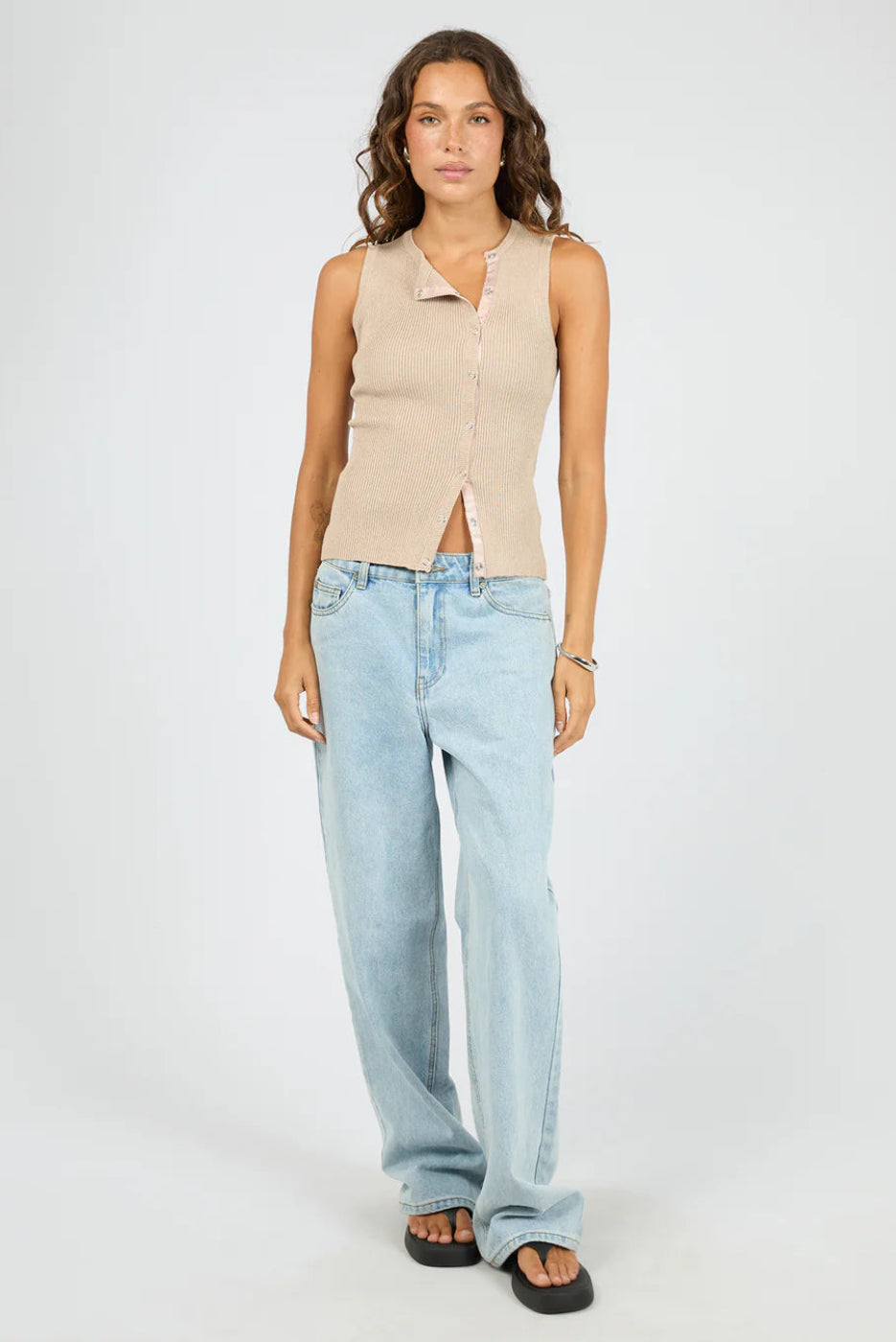 Silent Theory Marleigh Knit Tank Oat