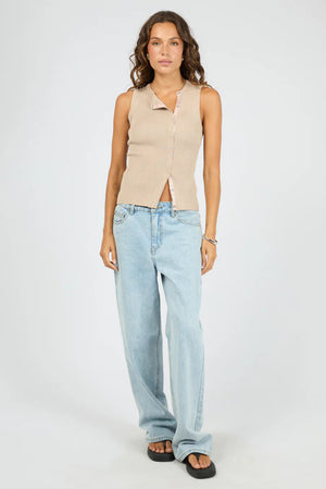 Silent Theory Marleigh Knit Tank Oat