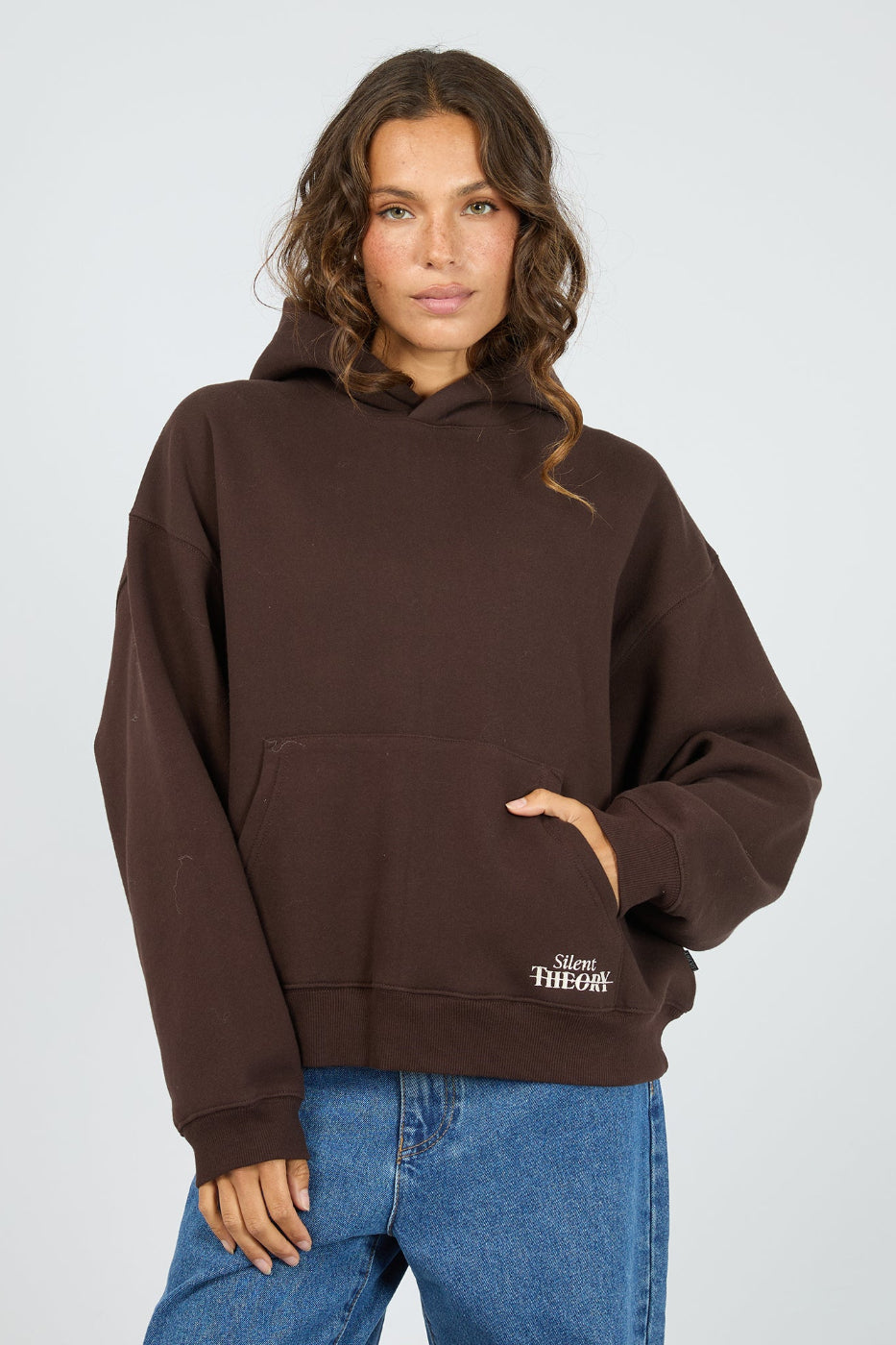 Silent Theory Dalia Hoodie Chocolate