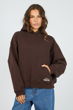 Silent Theory Dalia Hoodie Chocolate