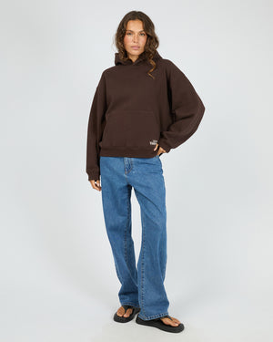 Silent Theory Dalia Hoodie Chocolate