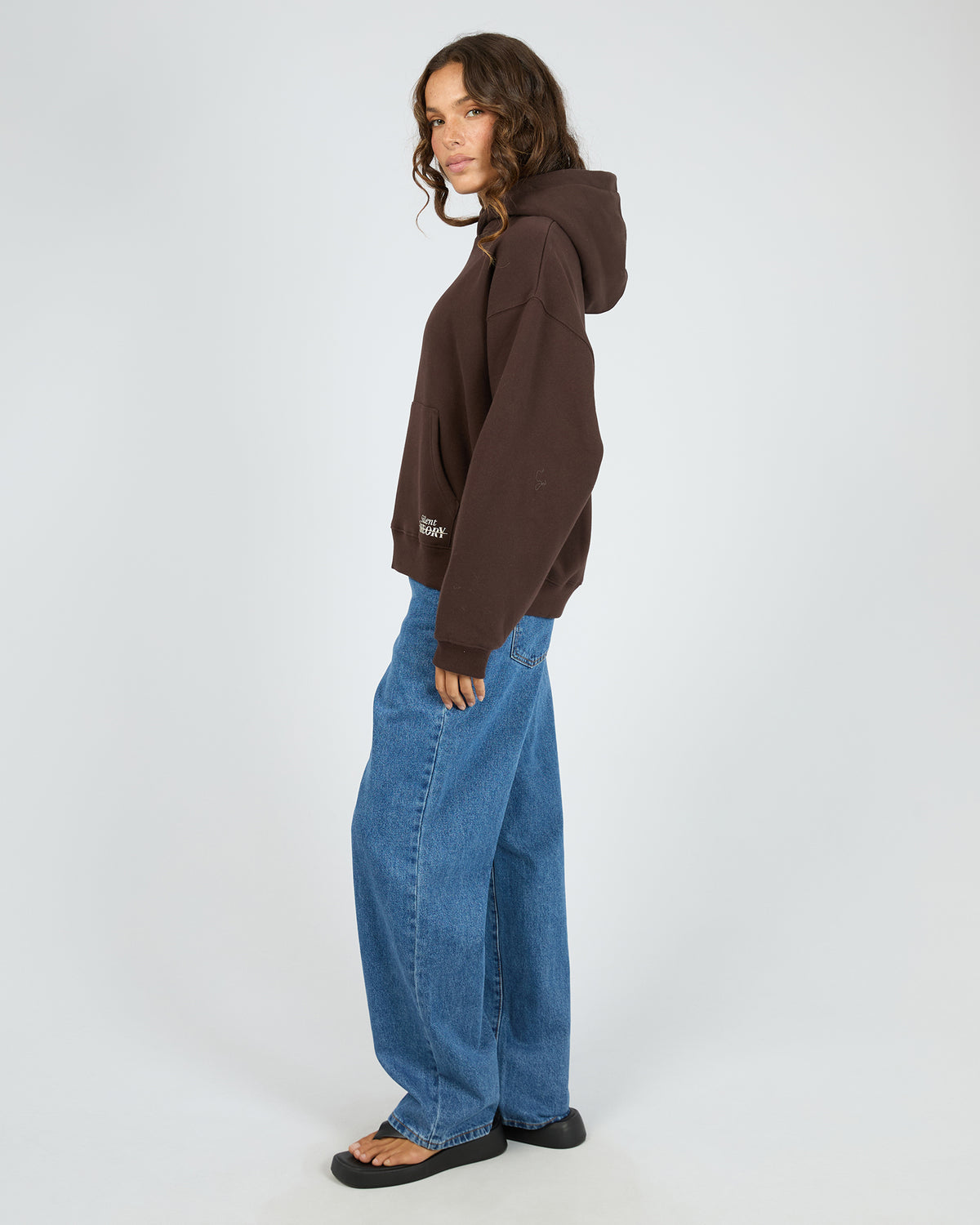 Silent Theory Dalia Hoodie Chocolate