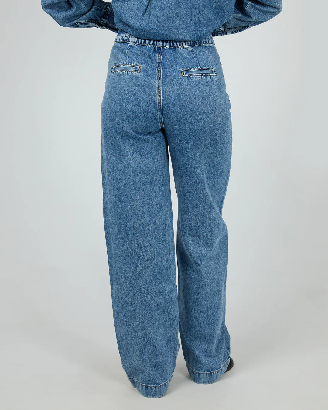 Silent Theory Aster Pant Mid Blue