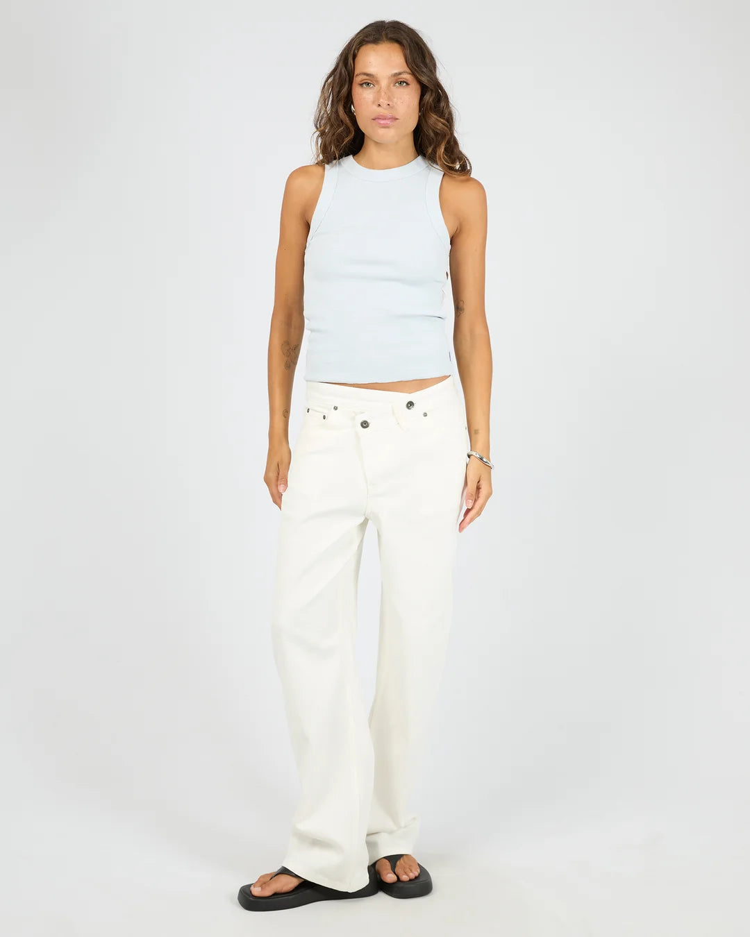 Silent Theory Pia Tank Light Blue