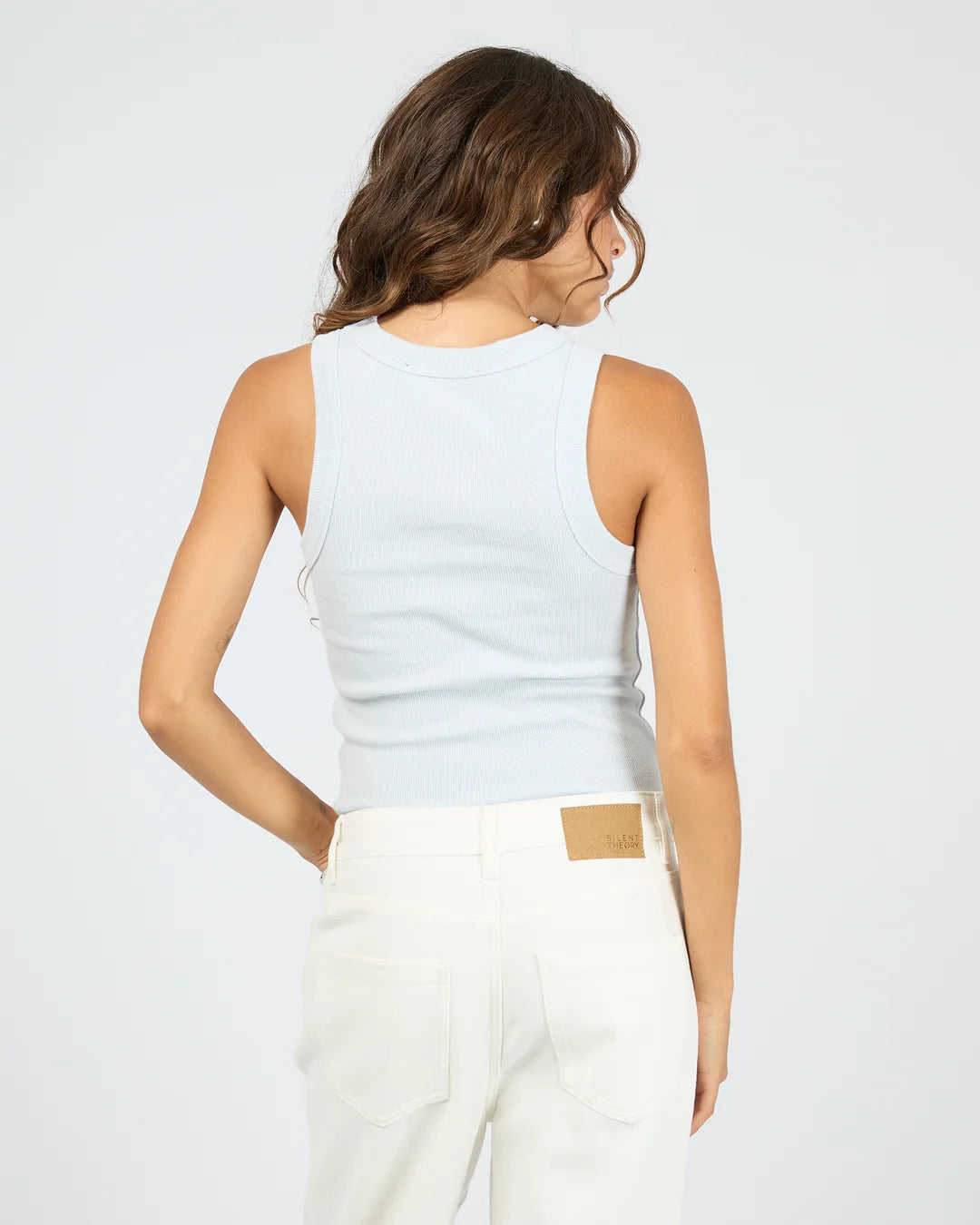 Silent Theory Pia Tank Light Blue