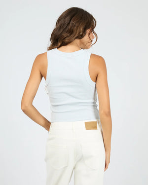Silent Theory Pia Tank Light Blue