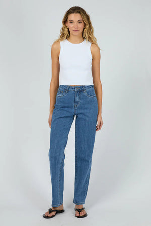 Silent Theory Pia Crop Tank White