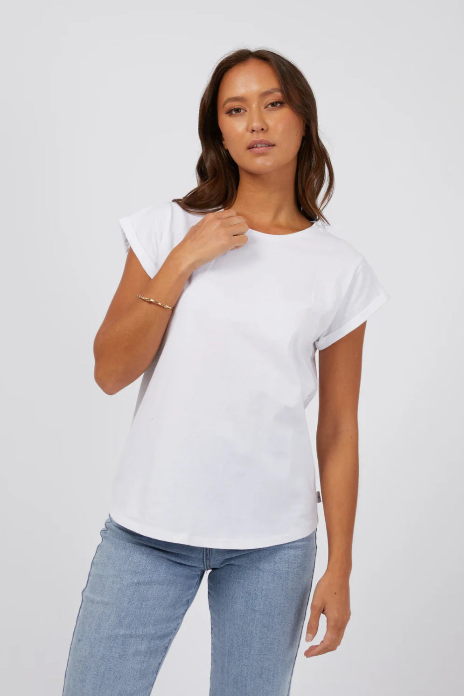 Silent Theory Lucy Turnback Tee White