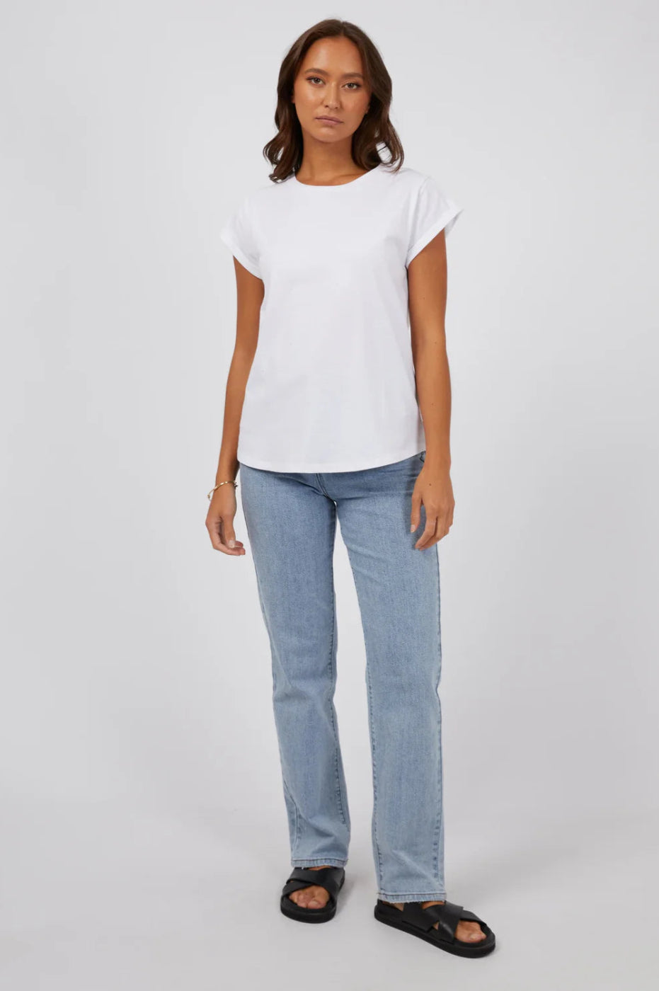 Silent Theory Lucy Turnback Tee White