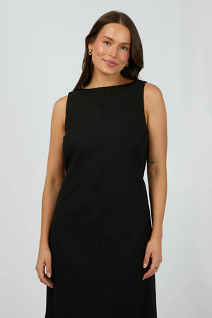 Silent Theory Tallow Tie Maxi Dress Black