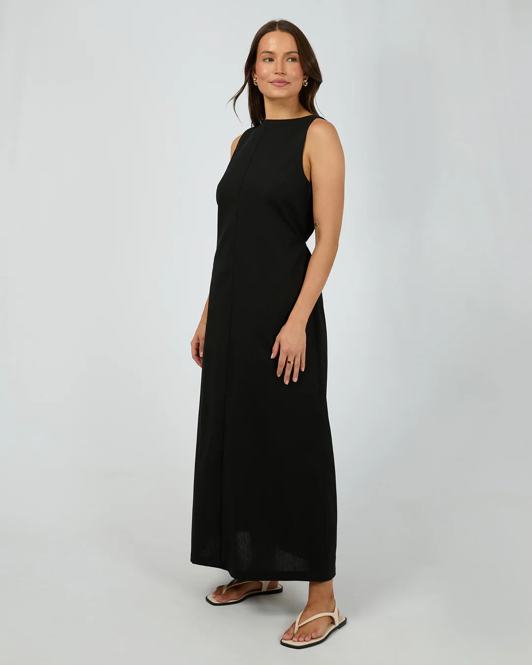 Silent Theory Tallow Tie Maxi Dress Black