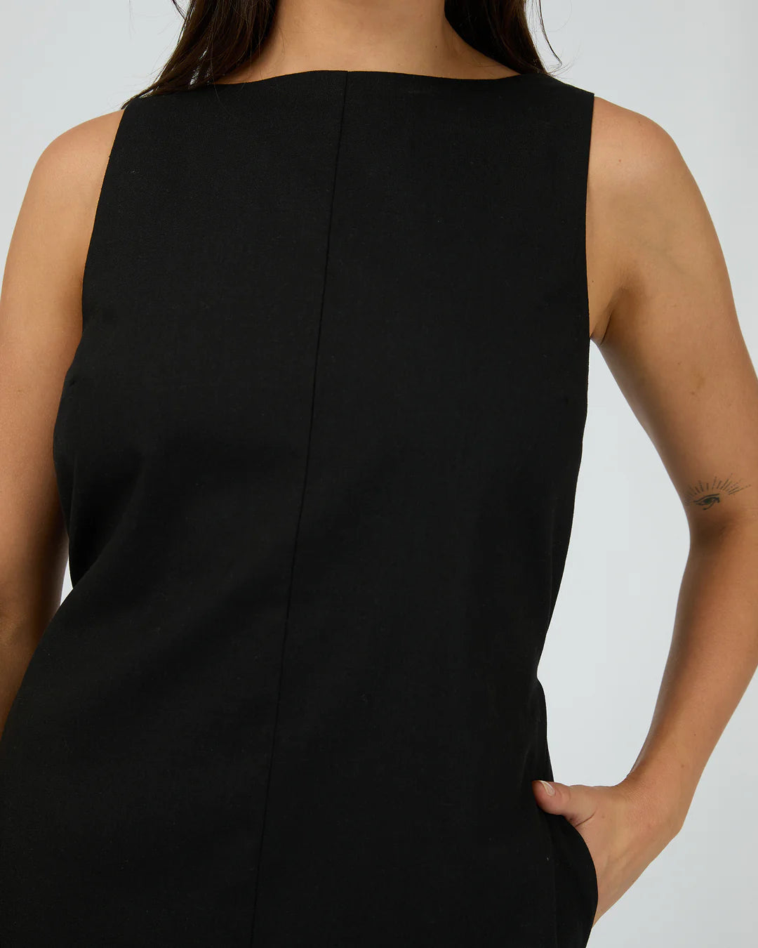 Silent Theory Tallow Tie Maxi Dress Black