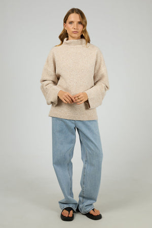 Silent Theory Willow Knit Jumper Oat