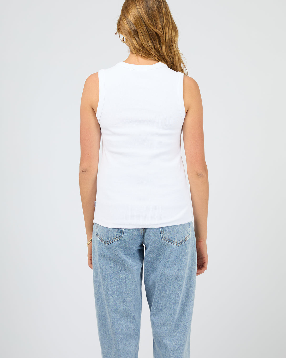 Silent Theory Button Up Tank White