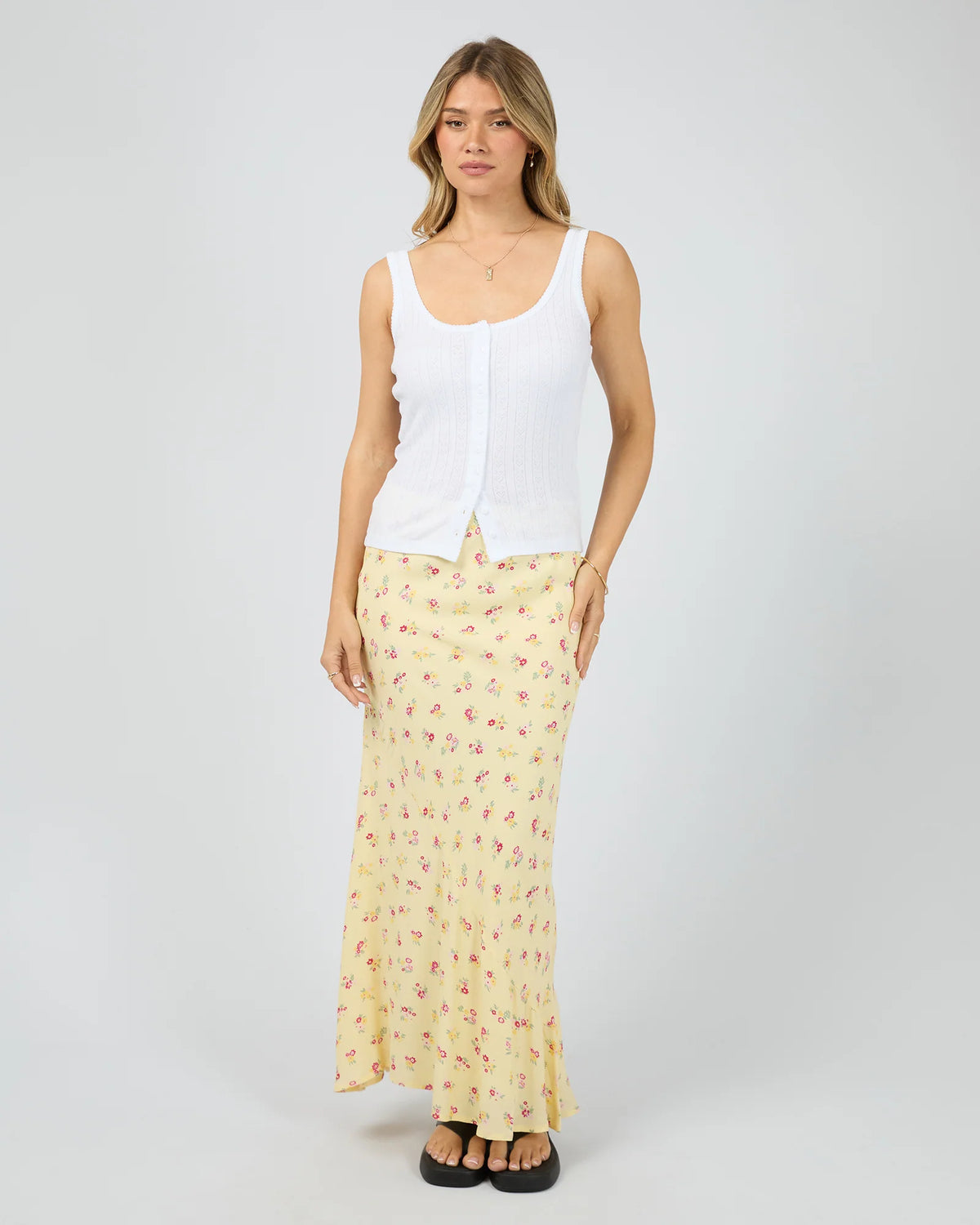 All About Eve Tia Tank White